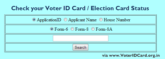 Voter id status