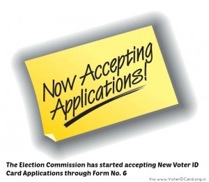 The Election Commission website is now accepting new voter id card applications in Kanpur.