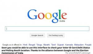Google is soon going to make its resources available to ECI to allow voters to check Voter ID Card Delhi Status and the precise location of their polling booths