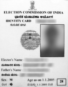 PVC voter id cards to be issued by election commisison of Indian