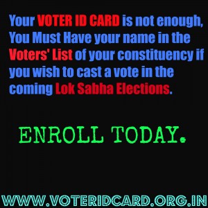 How to get your voter id card just before the lok sabha 2014. Online Voter Registration.