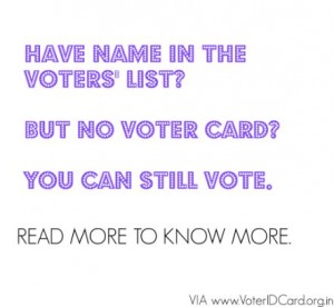 how to get a voter card and can you vote without it?