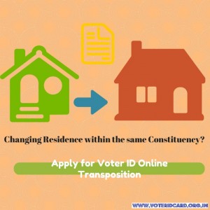 apply for voter id card online transposition of address