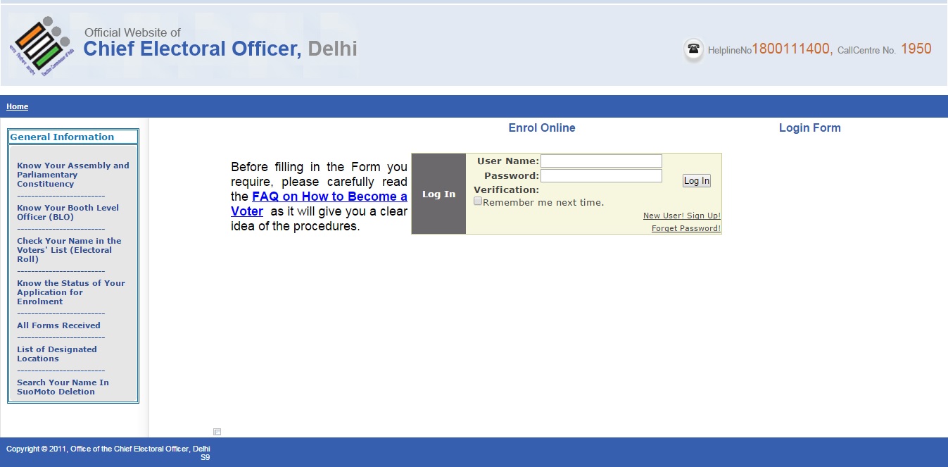 Voter-ID-Card-Delhi Online Application Portal