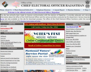 Voter-List-Rajasthan-CEO-Homepage