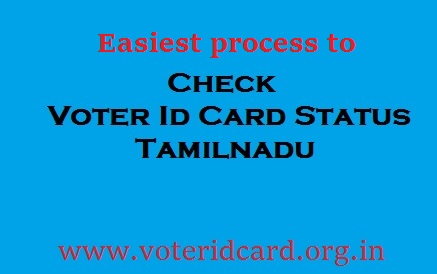 Voter ID Card Status Tamilnadu