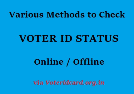 Check Voter Id Status