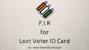 Lost Voter ID Card feature