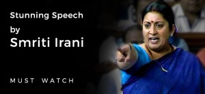 smriti irani speech - must watch