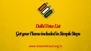 Delhi Voter List - add name