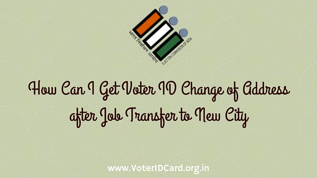 Voter ID Change Of Address