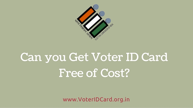 Can you Get Votar ID Card Free of Cost
