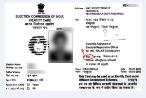 What is Part Number of Electoral Roll?