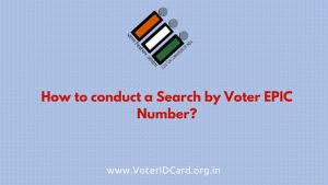How to conduct a Search by Voter EPIC Number