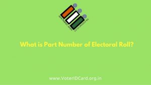 what is part number of electoral roll
